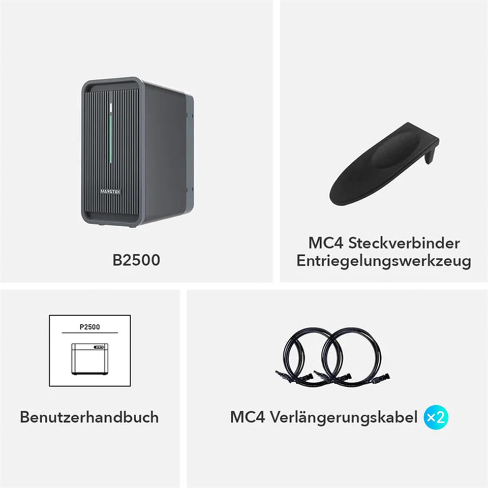 Marstek Speicher für Balkonkraftwerke Saturn B2500-D 2,24 kWh