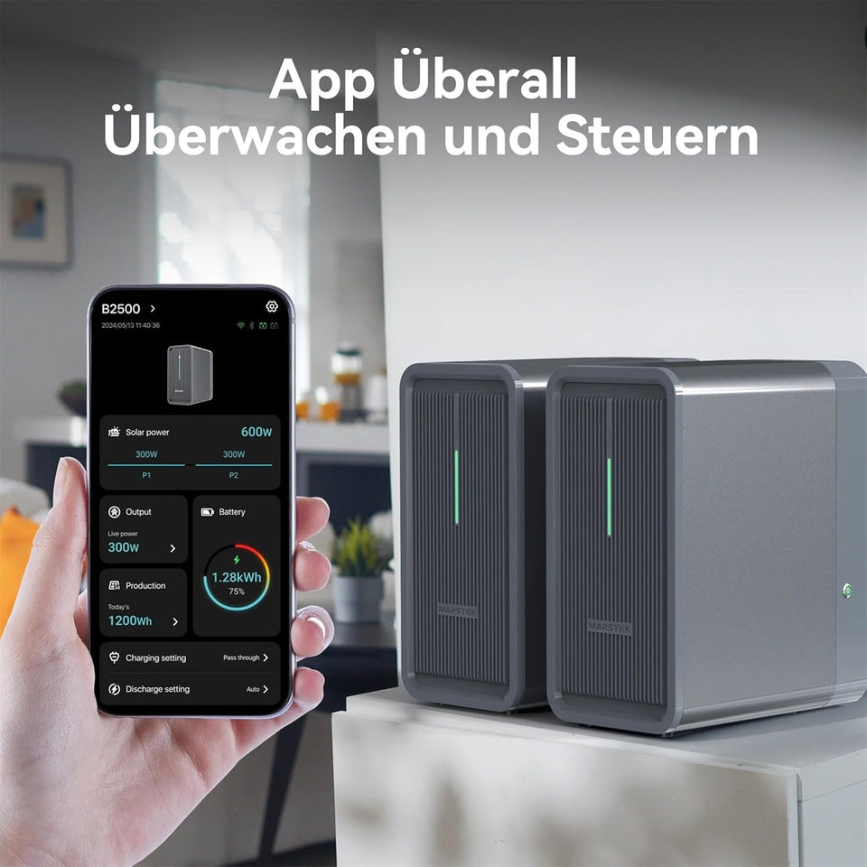 Marstek Speicher für Balkonkraftwerke Saturn B2500-D 2,24 kWh